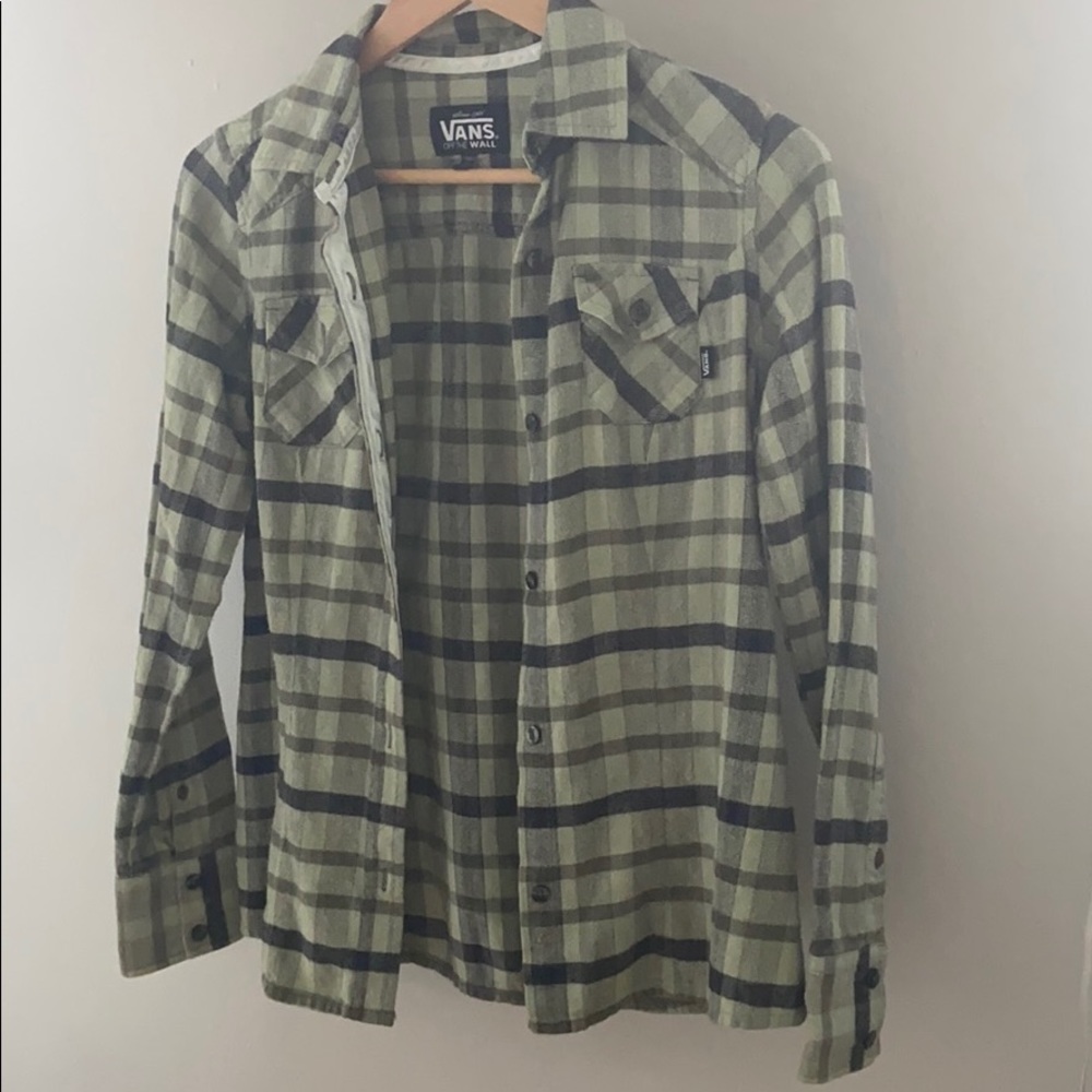 Vans Plaid Flannel Button Down